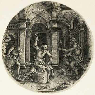 Saint Eligius og kong Dagobert av Jean de Gourmont