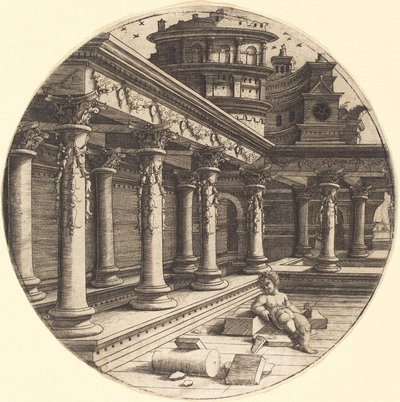Spedbarnet i galleriet av Jean de Gourmont I