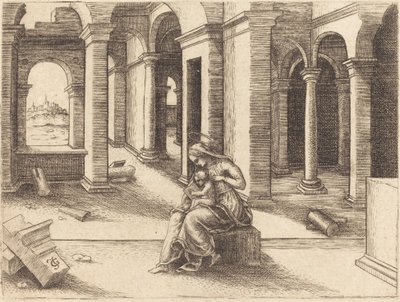 Jomfruen og barnet av Jean de Gourmont I