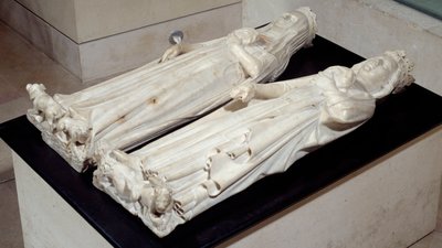 Tomb of the bowels of Charles IV the Bel (1293-1328) og Jeanne d