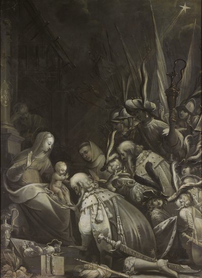 Tilbedelse av magi, 1636 av Jean de Saint Igny