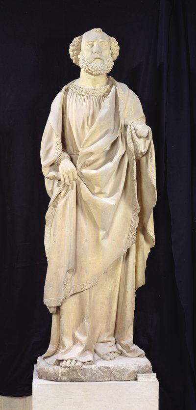 St. Peter, fra Chateau of the Dukes of Bourbon, Chantelle, ca. 1500-03 av Jean fl.c.1465 c.1516 Guilhomet