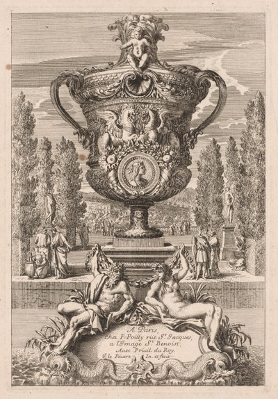 Dekorativ urne, 1600-tallet. av Jean le Pautre