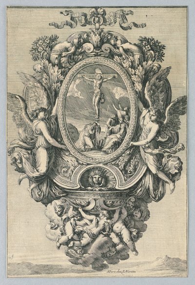 Design for Holy Water Souts, fra "Inventions Pour Faire des Plaques" av Jean le Pautre