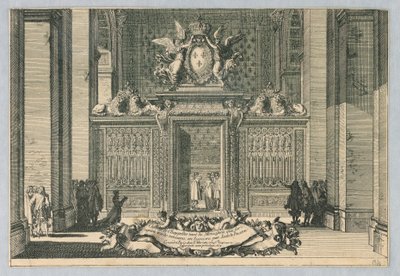 Rekkverk for kapeller, fra "Clostures de Chapelles" av Jean le Pautre