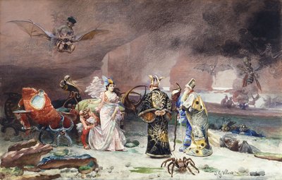 Et eventyr, av Jean or Jehan Georges Vibert