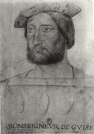 Portrett av Claude av Lorraine (1496-1550) 1. hertug av Guise av Jean school of Clouet