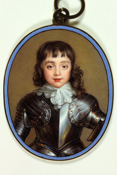 Charles, prins av Wales, senere Charles II av Jean the Elder Petitot