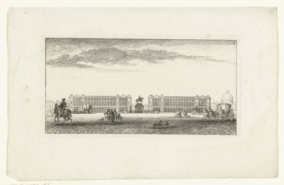 Utsikt over Place Louis XV i Paris Vues de Paris (serietittel) Utsikt over Paris (serietittel) av Jeanne Françoise Ozanne