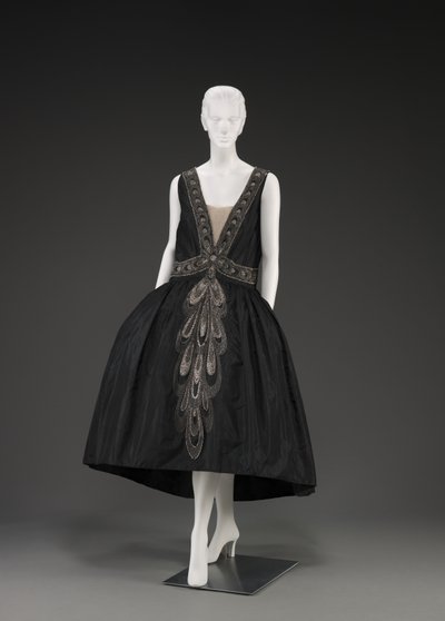 Aftenkjole (Robe De Style) (blandet media) av Jeanne Lanvin