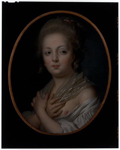 En ung kvinne ved toalettet hennes av Jeanne Philiberte Ledoux