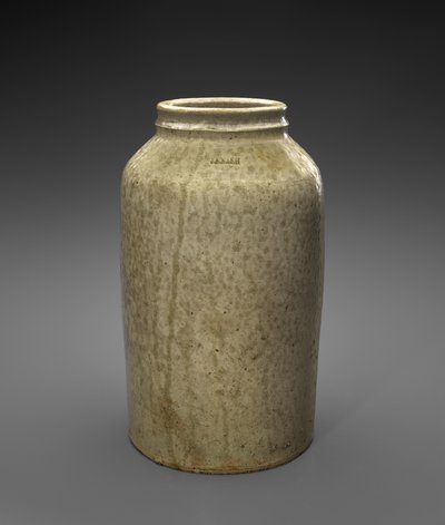 Jar, c. 1850-1860 (alkalisk glasert steintøy) av Jefferson S. Nash Pottery