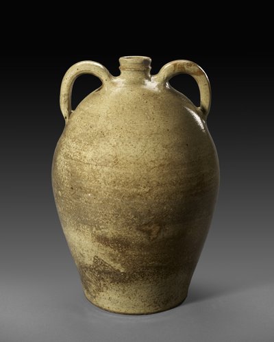 Kanne, c. 1850 (alkalisk glasert steintøy) av Jefferson S. Nash Pottery