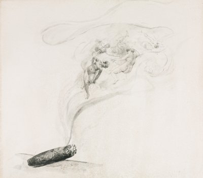 I Smoke, 1800-tallet. av Jehan Georges Vibert