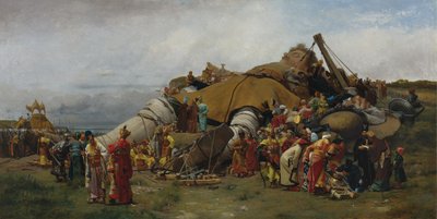 Gulliver og Lilliputians av Jehan Georges Vibert
