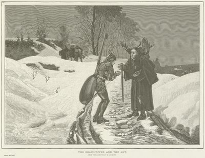 Gresshoppen og mauren av Jehan Georges Vibert