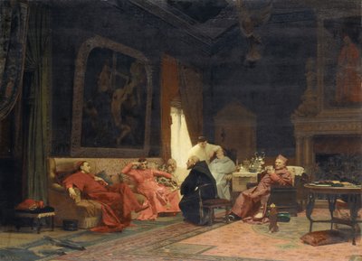 The Missionarys Adventures, ca. 1883. av Jehan Georges Vibert