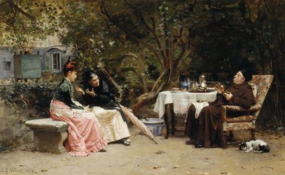 Reprimanden, 1874. av Jehan Georges Vibert