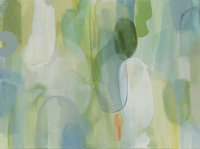 Grønt, blått, abstrakt av Jenny Westenhofer