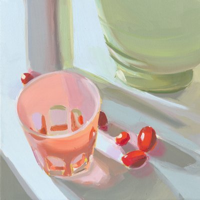 Rosa glass av Jenny Westenhofer