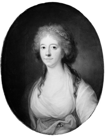 Elisabeth (Lisa) de la Calmette, født baronesse Iselin, Antoine de la Calmettes hustru av Jens Juel