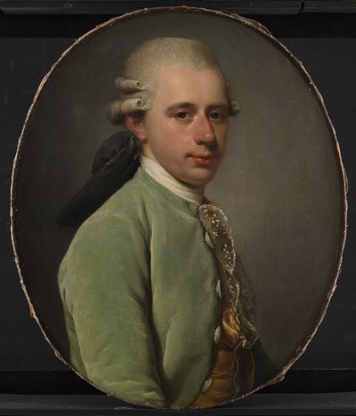 Generalpostmester Frederik Hauch som ung av Jens Juel