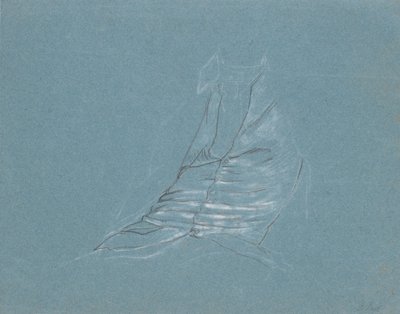 Herrevest i silke, studie for portrettet av Jean-Alphonse Turrettini av Jens Juel