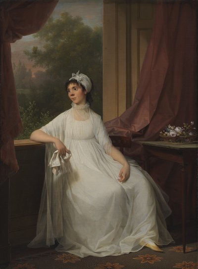 Portrett av Gertrud Hage, født Heitmann av Jens Juel