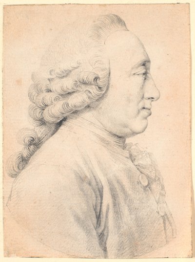 Portrett av den sveitsiske naturforskeren og filosofen Charles Bonnet (1720-93) av Jens Juel