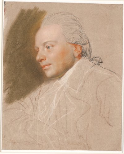 Portrett av en yngre herre, uferdig av Jens Juel