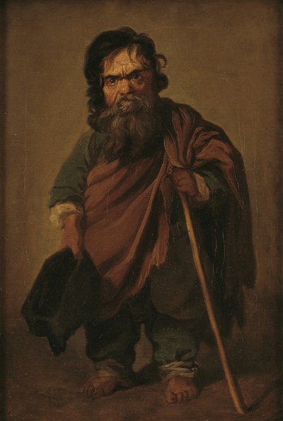 Den romerske dvergen Francesco Ravai, kalt Bajocco av Jens Juel
