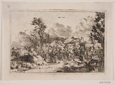 En landevei i et fjellområde av Jens Knudsen