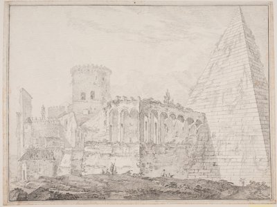Cestiuspyramiden ved Porta S. Paulus av Jens Petersen Lund