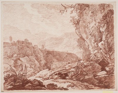 Italiensk fantasilandskap av Jens Petersen Lund