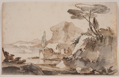 italiensk landskap av Jens Petersen Lund