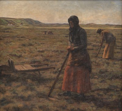 Kvinner hogger lyng av Jens Vige