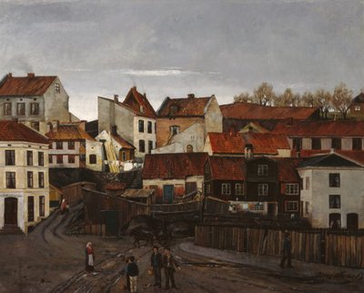 Fra fattigkvarteret, Hammersborg av Jens Wang