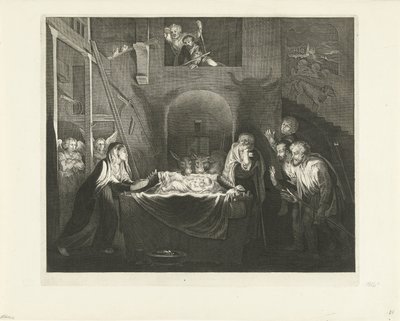 Tilbedelse av hyrdene av Jeremias Falck
