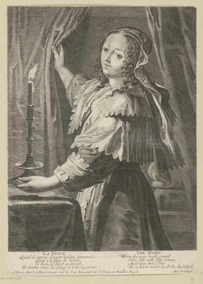 Natt La Nvict. The Night (tittel på objekt) Fire halvdager (serietittel) av Jeremias Falck