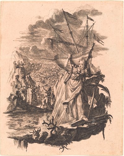 Allegori av vann av Jeremias Wachsmuth