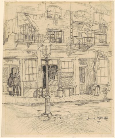 New York Street Scene av Jerome Myers