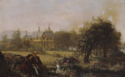 Sommerblomster, 1859. av Jerome Thompson