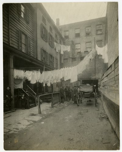 11 Christopher Street, Greenwich Village, New York, USA, ca. 1917-20 (foto av gelatinsølv) av Jessie Tarbox Beals