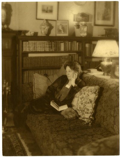 Alice Foote MacDougall av restaurantberømmelse, Greenwich Village, New York, USA, ca. 1915-25 (foto av gelatinsølv) av Jessie Tarbox Beals