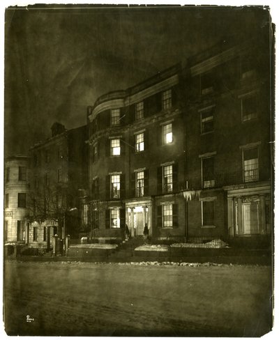 Beacon St, Boston, Mass, USA, ca. 1902-10 (foto av gelatinsølv) av Jessie Tarbox Beals