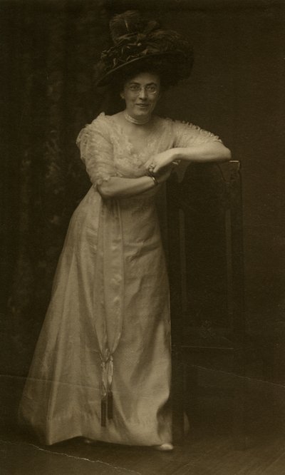 Beals selvportrett, ca. 1905-40 (foto av gelatinsølv) av Jessie Tarbox Beals