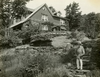 Carroll Beckwith, ca. 1905-17 (foto av gelatinsølv) av Jessie Tarbox Beals