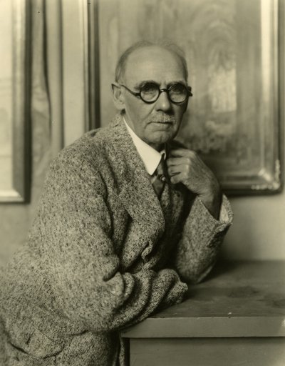 Colin Campbell Cooper-kunstner, ca. 1905-31 (foto av gelatinsølv) av Jessie Tarbox Beals