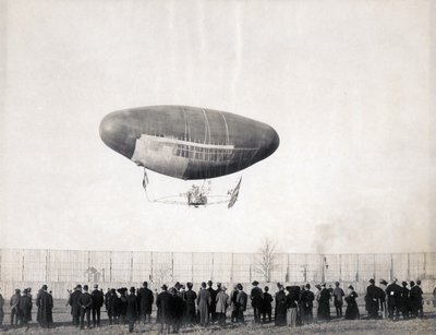 Francois luftskip på flukt fra Department of Transportation på verdensutstillingen 1904 av Jessie Tarbox Beals