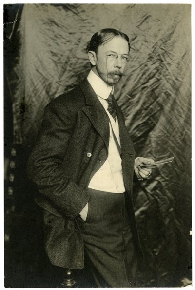 Irving Wiles, kunstner, 1906 av Jessie Tarbox Beals